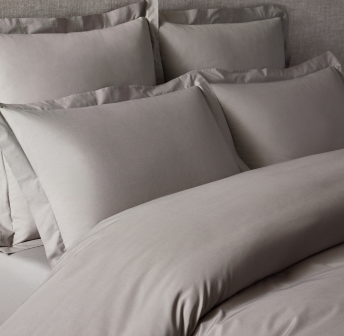 Italian Ultra-Soft 464-Thread-Count Percale Duvet Cover