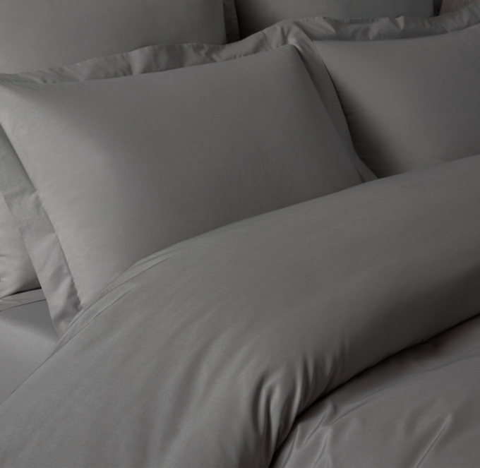 Italian Ultra-Soft 464-Thread-Count Percale Duvet Cover