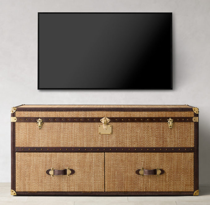 Mayfair Rattan Media Console