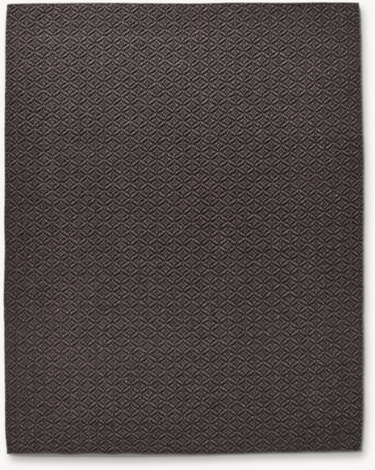 Overhead view of Lima Sisal Rug 