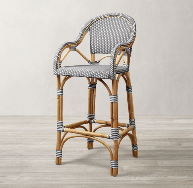 St. Germain Resin Bar & Counter Stool