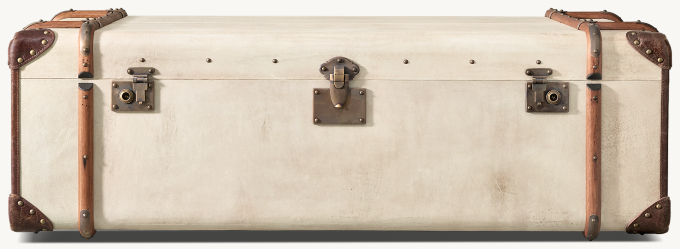 Rh trunk coffee table hotsell