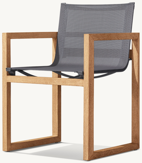 Paloma Teak & Mesh Dining Armchair