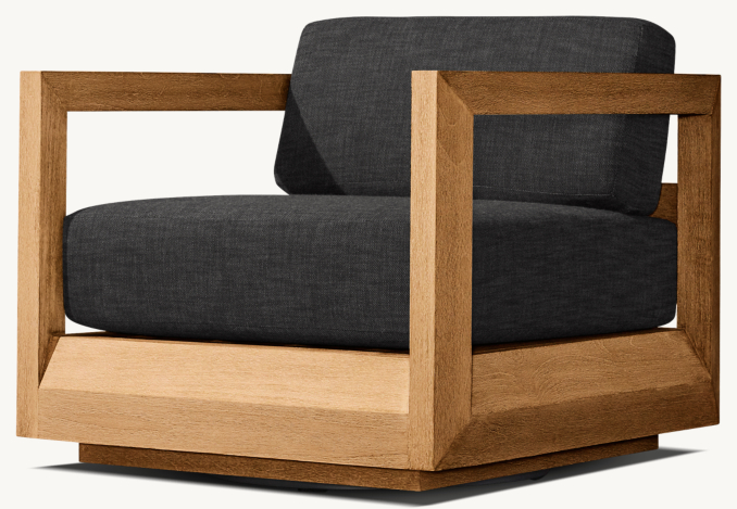 Paloma Teak Swivel Lounge Chair