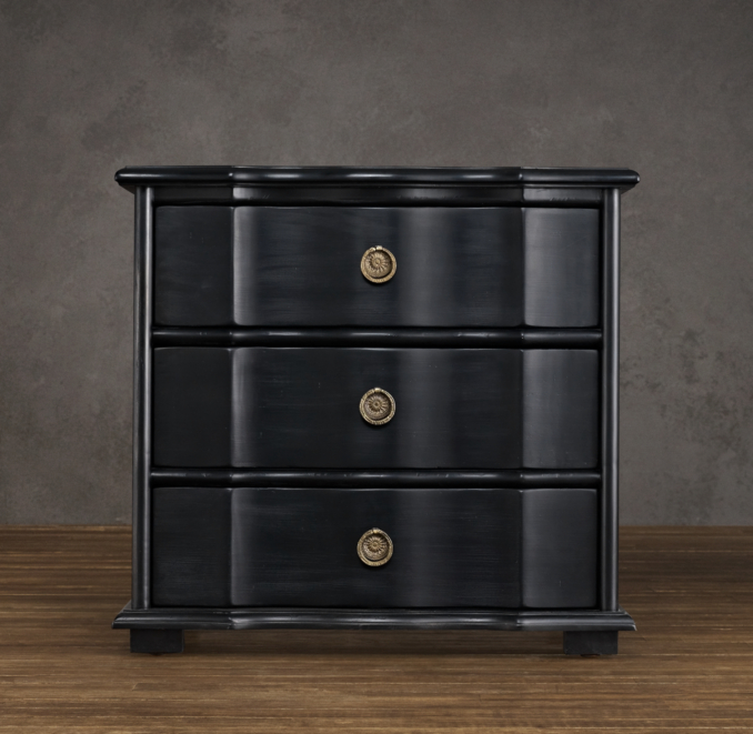 18th C. Italian Baroque Wood Closed Nightstand