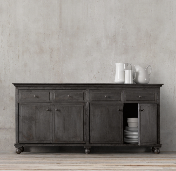 Annecy MetalWrapped 78" Panel Large Sideboard