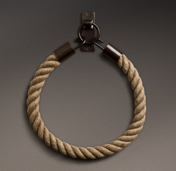 Dakota Mocha Rope Tieback Chestnut