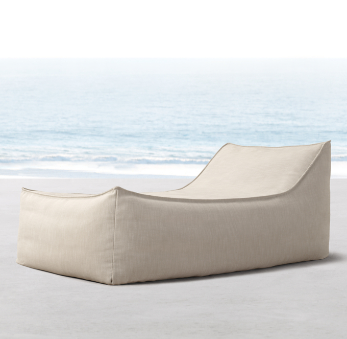 Outdoor bean bag discount chaise