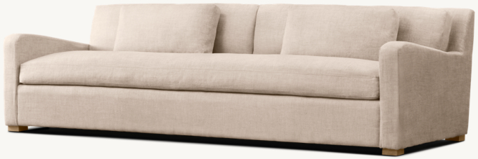 Rh slope deals arm sofa