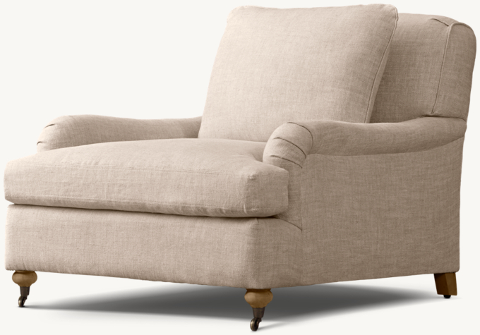 English Classic Roll Arm Chair