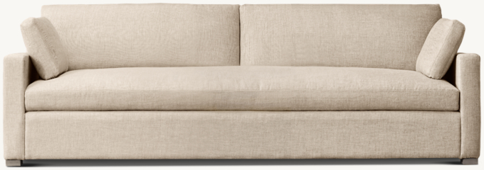Belgian Track Arm Bench-Cushion Sofa