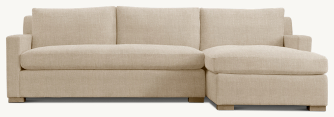 Belgian Track Arm Right-Arm Sofa-Chaise Bench-Seat Sectional