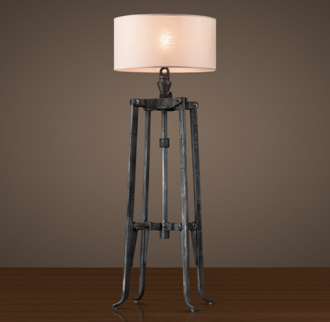 Belgian Industrial Mixer Floor Lamp