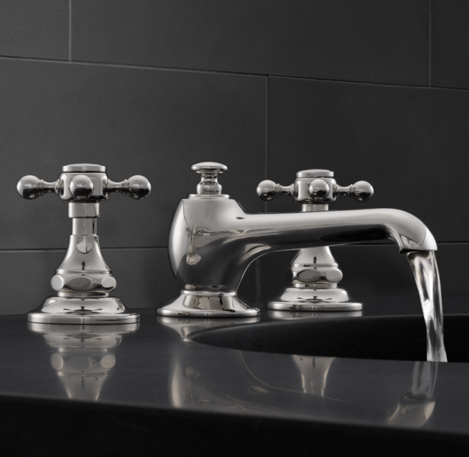 Eaton Cross Handle 8 Widespread Faucet