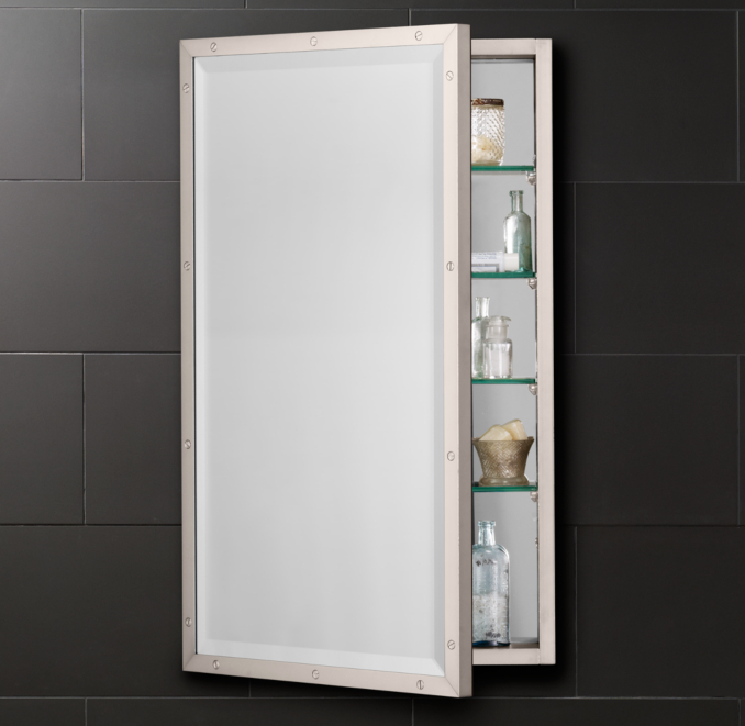 Rivet WallMount Medicine Antiqued Nickel