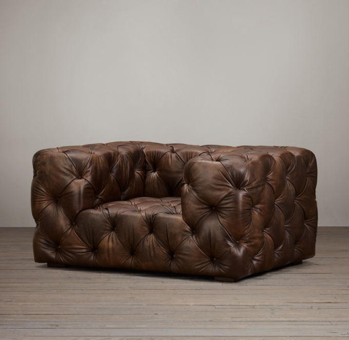 Soho Tufted Leather Chair