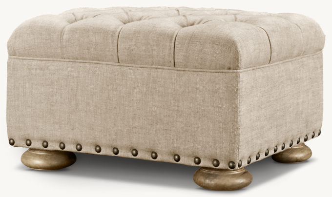 Shown in Sand Classic Belgian Linen.