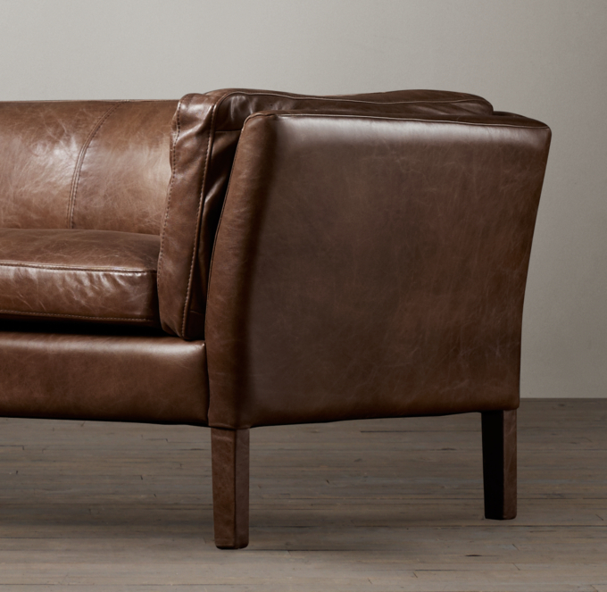 5 Sorensen Leather Sofa RH
