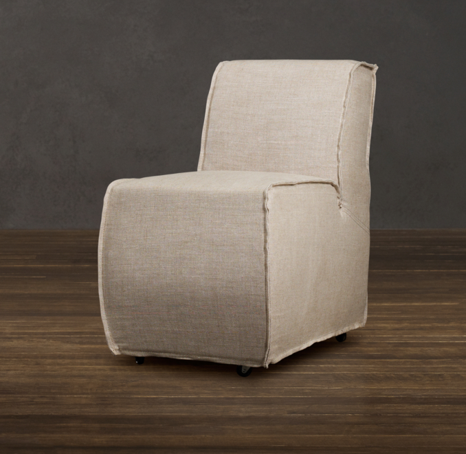 Bruno Fabric Narrow Side Chair 