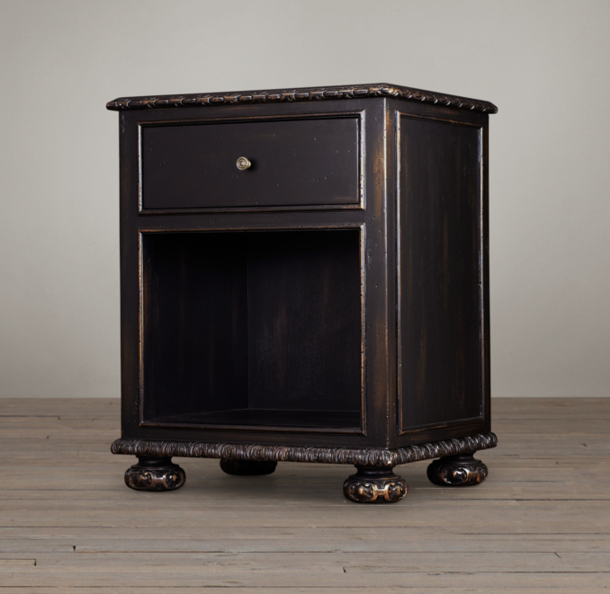 French Empire 24" Open Nightstand