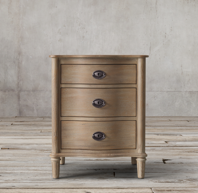 Empire Rosette 24" Closed Nightstand