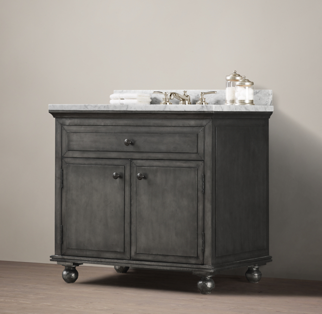 Annecy Metal Wrapped Single Vanity