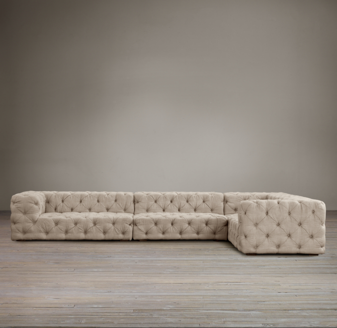 Soho Tufted Customizable Sectional