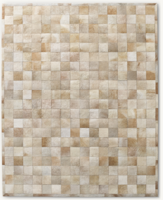 Potrero Hide Patchwork Rug