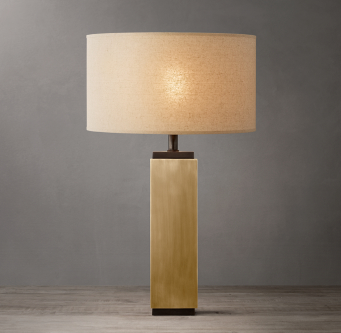 restoration hardware bedside lamps