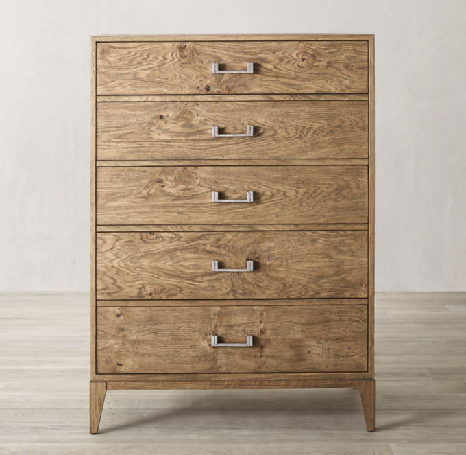 Cayden Campaign 5-Drawer Narrow Dresser