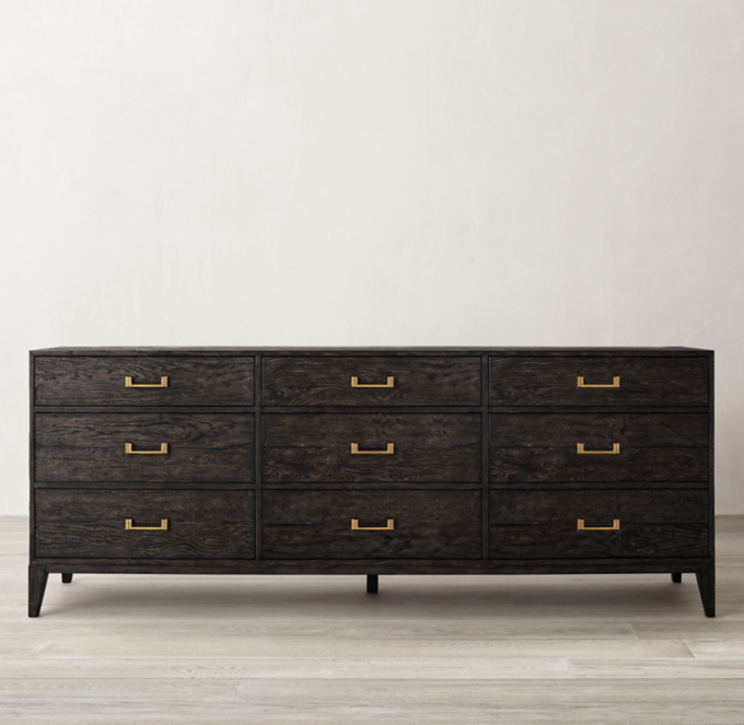 Cayden Campaign 9 Drawer Dresser