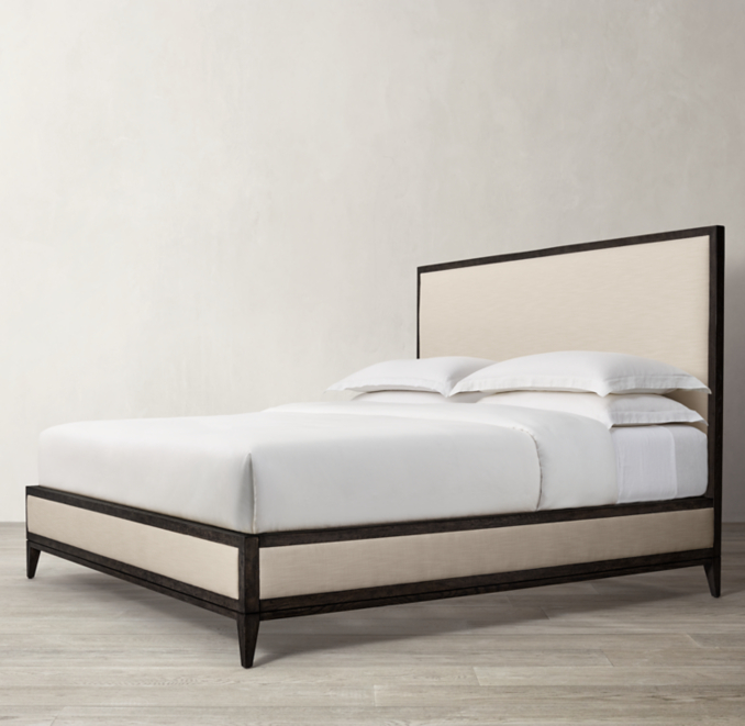 Cayden Campaign Fabric Panel Bed