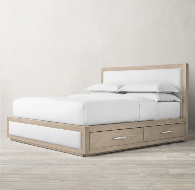 Kempton Fabric Storage Bed