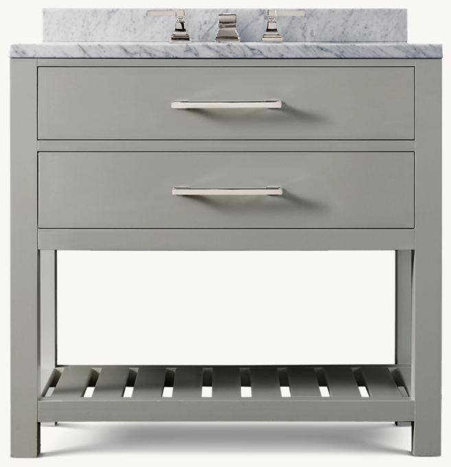 Hutton 2-Drawer Single Washstand