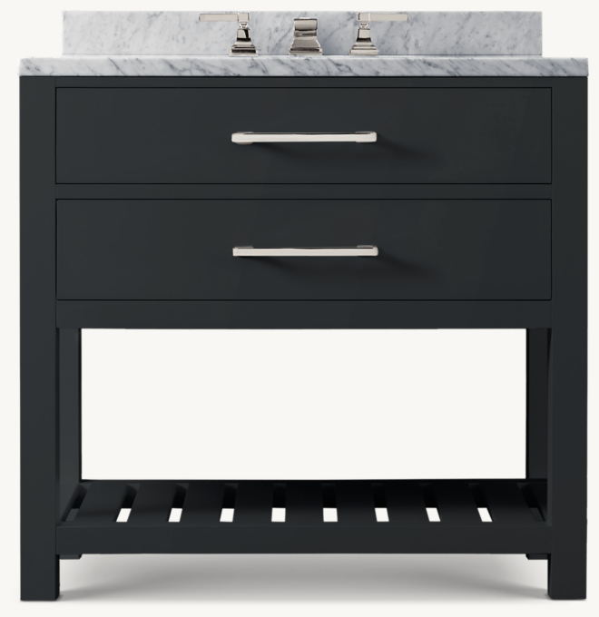 Hutton 2-Drawer Single Washstand