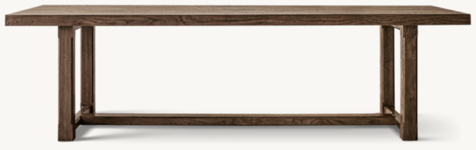 Cayden Campaign Rectangular Extension Dining Table