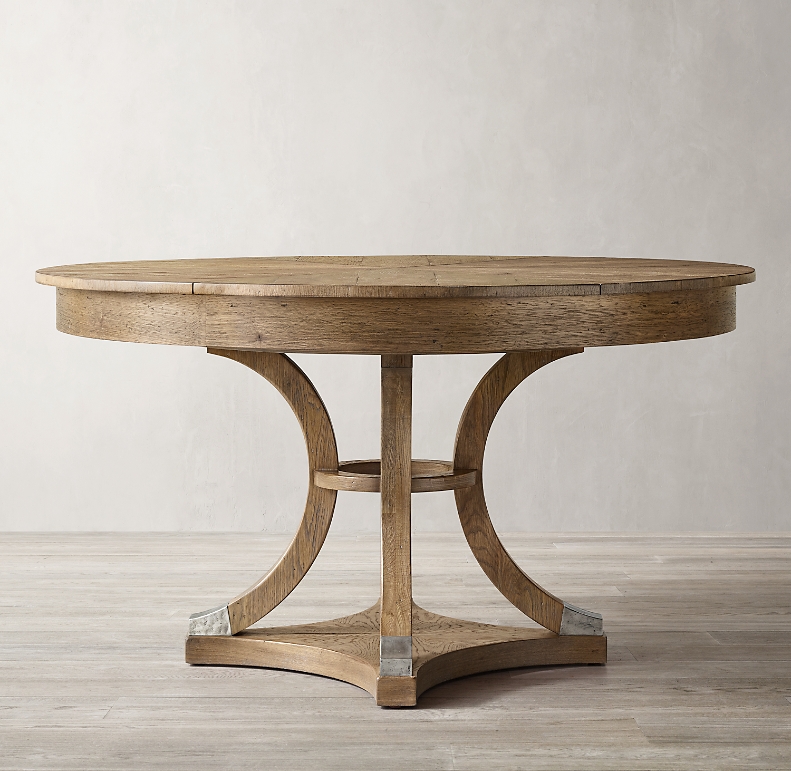 Addison Round Jupe Extension Dining Table
