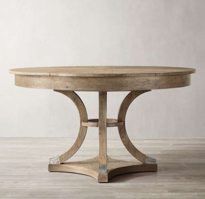 Addison Round Jupe Extension Dining Table