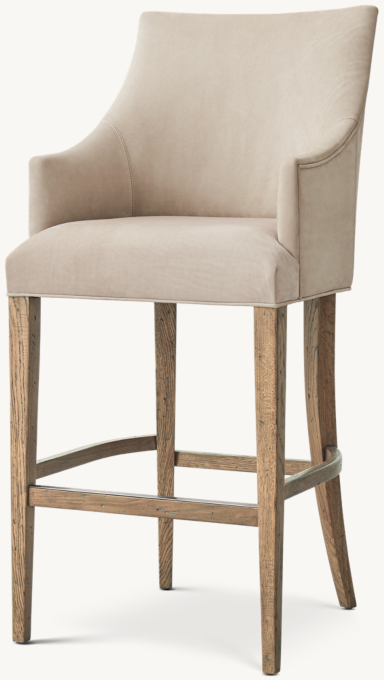 Ella Leather Bar & Counter Stool