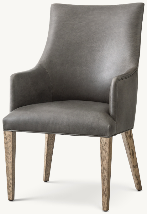 Ella Leather Dining Armchair