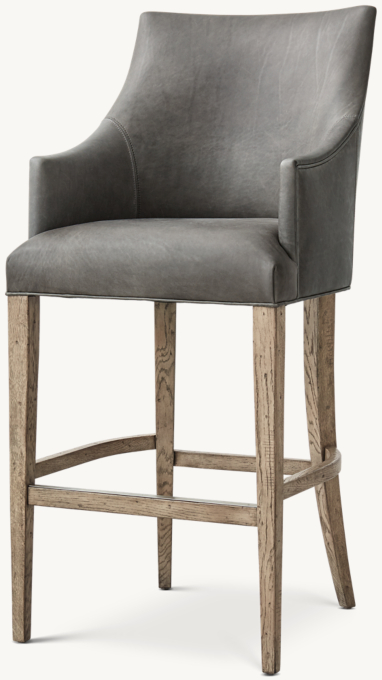 Ella Leather Bar & Counter Stool