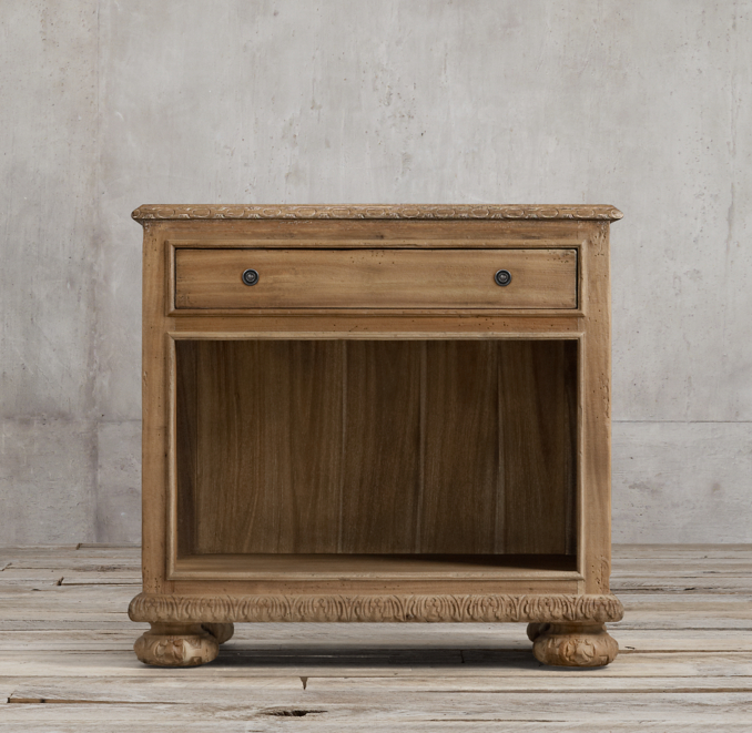 French Empire Open Nightstand