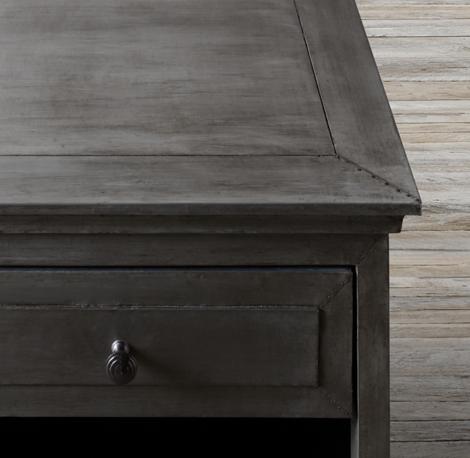 Annecy MetalWrapped 22" Open Nightstand