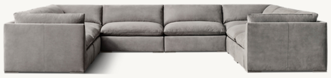 Costera Modular Leather U-Sofa Sectional