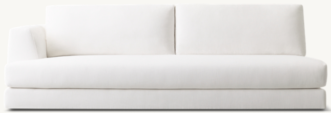 Shown in White Italian Mélange Weave.