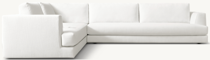Monza Left-Arm Bench-Cushion L-Sectional