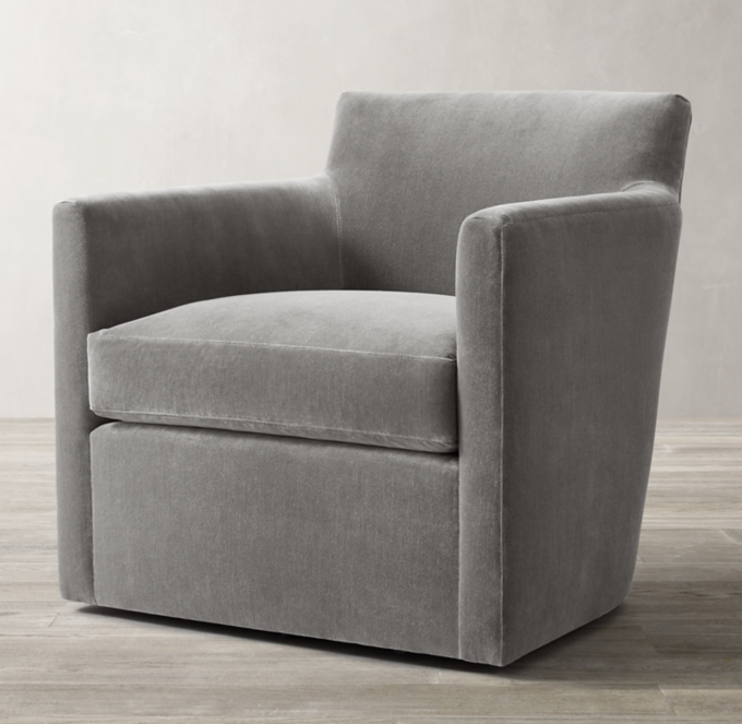 Oliver slope online arm swivel chair