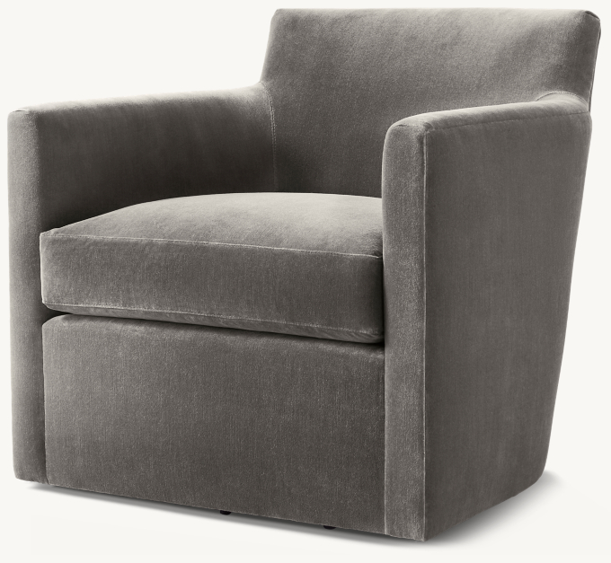 Oliver track store arm swivel chair