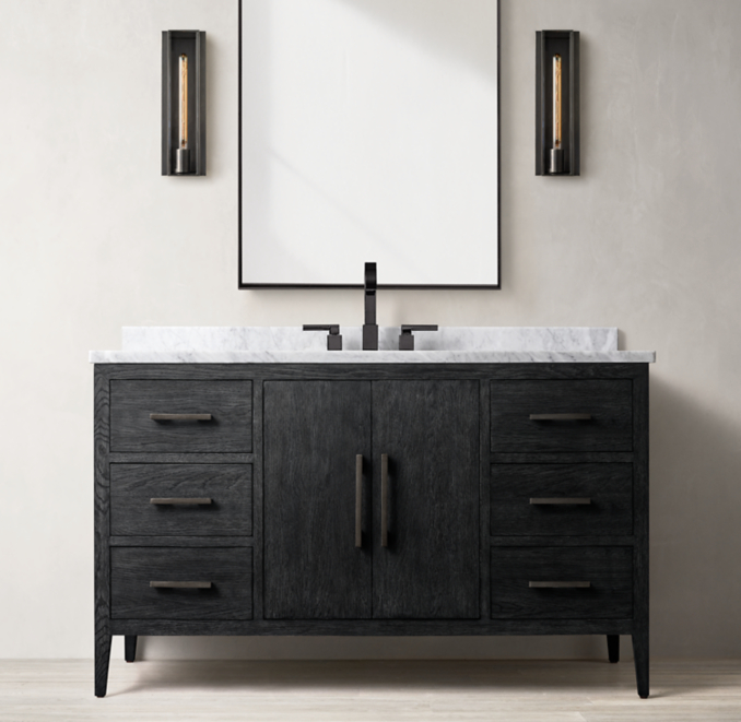 French Contemporary Single ExtraWide Vanity