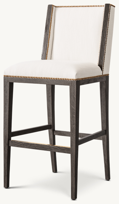 Ames Armless Fabric Counter Stool